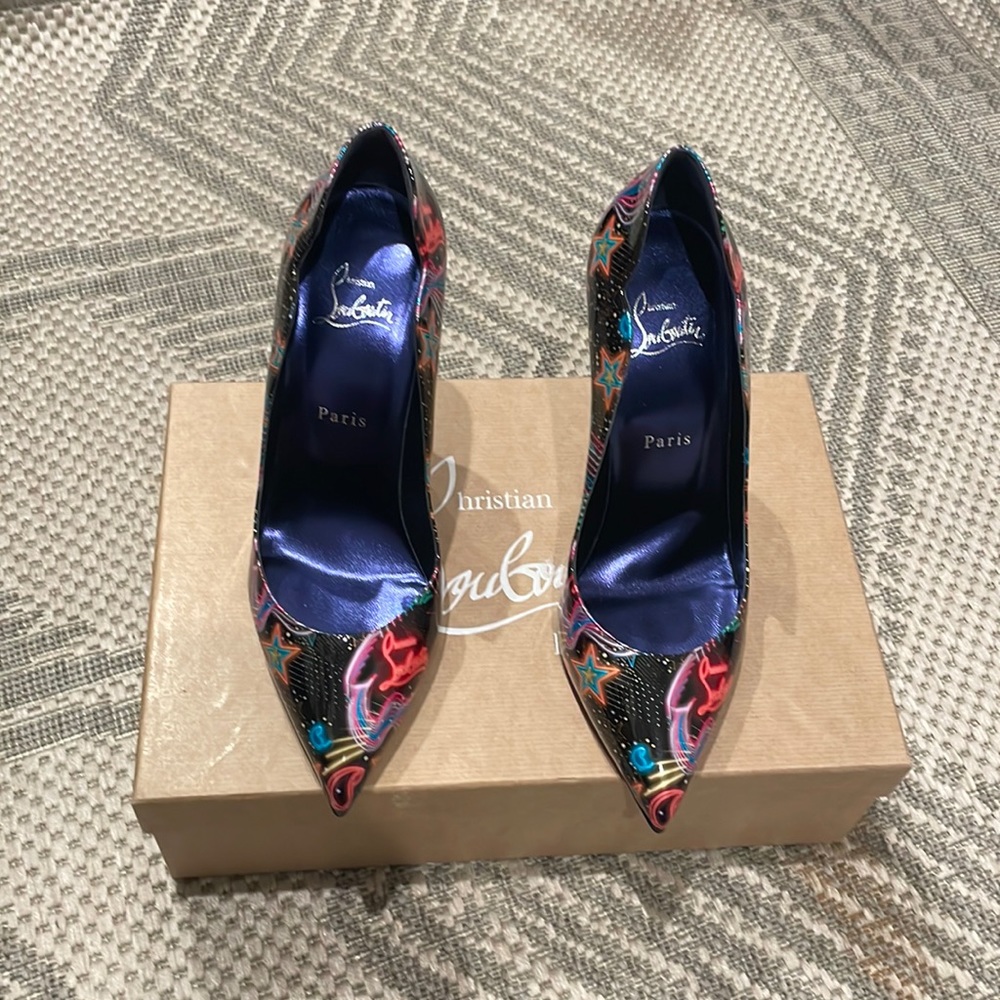 Christian loubotins hot chick 100 shoe